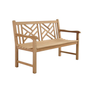 Elizabeth Teak 2-Seater Outdoor Bench