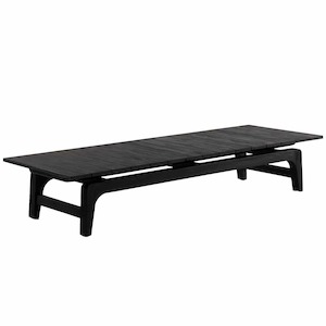 Copenhague Black Reclaimed Teak Coffee Table