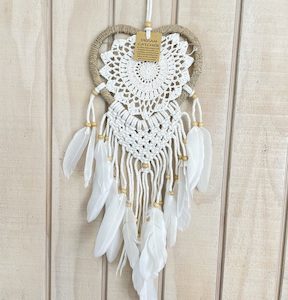 Dreamcatcher Macrame Love Heart