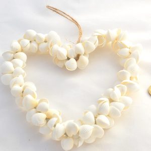 Shell Heart Medium White