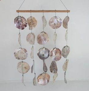 Hanging Decors: Large Oysters Shell Mobile