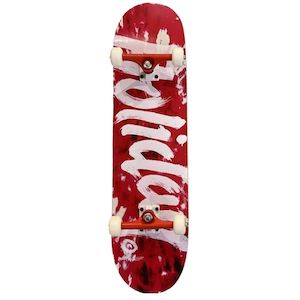 Holiday Complete Skateboard Tie Dye Cherry & White 7.5 inch Popsicle