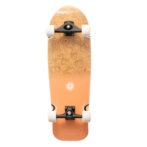 Nana Complete 31" Lil Ripper Surfskate Logo Dip Salmon