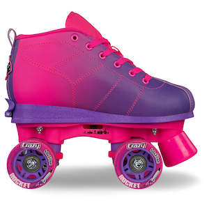 Roller Skates: Rocket JR Pink to Purple Ombre Size Adjustable