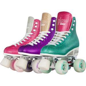 Crazy Skates Children's Disco Glam Rollerskates Adjustable