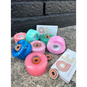 Wheels For Roller Skates Skateboards Longboards Surf Skates Jam Skates Etc: Blank wheels: 58x32 INCLUDING BEARINGS Set of 8