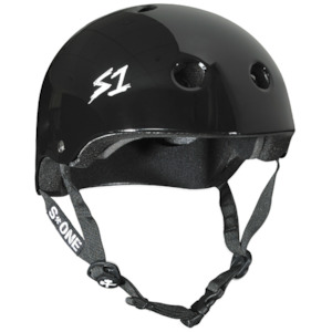 S-One Helmet Mega Lifer Black Gloss