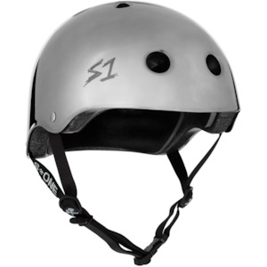 S One Lifer Helmets: S-One Lifer Helmet Silver Mirror