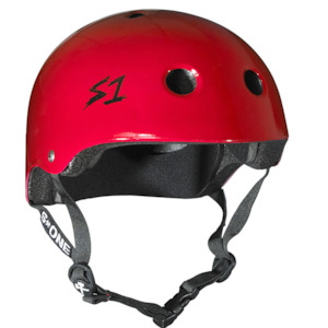 S One Lifer Helmets: S-One Helmet Lifer Bright Red Gloss