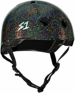 S-One Helmet Lifer Black Gloss Glitter