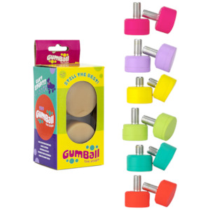 Rollerskate Toe Stops Plugs: Gumball Toe Stops (Pair of 2) Various Colors and Hardness