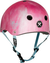 Roller Skating Kids Helmets: S-One Helmet Lifer Girl Is Not A 4 Letter Word Purple Pink Water Colour