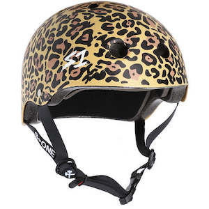 Roller Skating Kids Helmets: S-One Helmet Lifer Leopard Matte