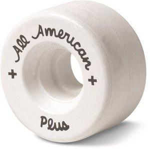 Sure Grip All American Plus Rollerskate Wheels White pack of 8