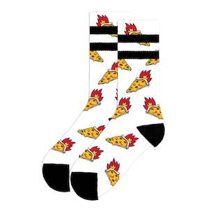 American Socks Mid High Pizza Infferno