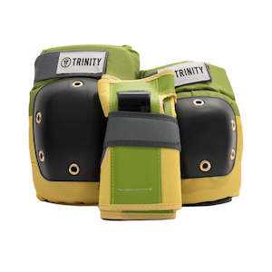 Protective Gear: Trinity Pad Pack Yellow & Green