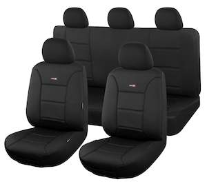 Seat Covers Tailor Made: Sharkskin Plus Neoprene Seat Covers -  For FORD RANGER DOUBLE CAB NEXT-GEN (05/2022- To Current)