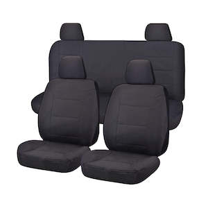 Challenger Canvas Seat Covers - For Nissan Navara D40 Series Dual Cab (2006-2015)