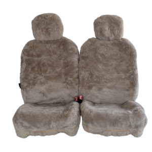 Sheepskin Seat Covers: Downunder Sheepskin Seat Covers - Universal Size (16mm) - Mocha