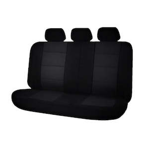 Universal Jacquard: Universal Premium Rear Seat Covers Size 06/08S | Black