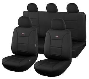 Neoprene: SHARKSKIN PLUS Seat Covers Fully Custom Made For Isuzu MU-X MUX from 11/2013 to 05/2021