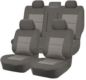 Toyota: Premium Plus Jacquard Seat Covers - For Toyota Hiace Crew Van LWB SLWB (02/2019-2022)