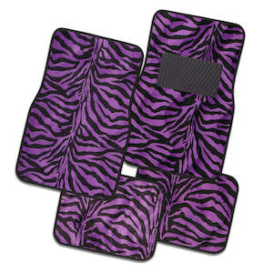 Clearance Items 2022: Safari Carpet Mat Purple Zebra