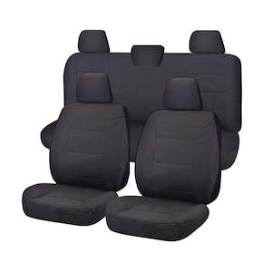 Clearance Items 2022: Challenger Canvas Seat Covers - For Toyota Hilux Workmate/Dual Cab (2015-2022)