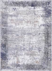 Dunedin Echo Blue Grey Abstract Washable Runner