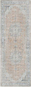 Kerikeri Oxus Desert Distressed Vintage Washable Runner