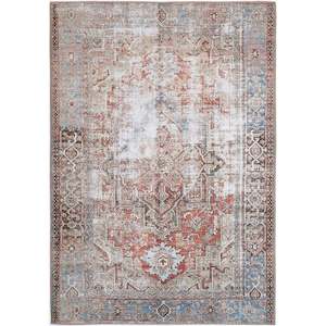 Tribal: Aorere Enchant Terracotta Distressed Machine Washable Rug