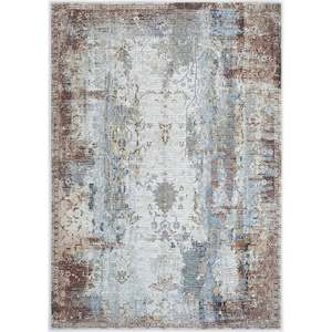 Aorere Enchant Terracotta Distressed Machine Washable Rug