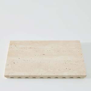 Rectangle Travertine Tray Large