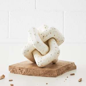 Large Resin Knot Sculpture