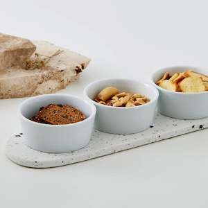 Terrazzo & Ceramic 4-Piece Serving Set