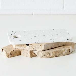 Terrazzo Serving Board White