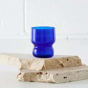 Small Glass Tumbler Blue