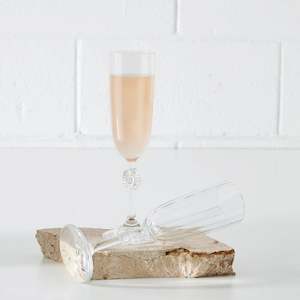 Glassware Coasters: Classic Champagne Glass