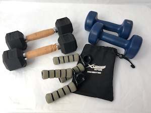 3kg & 2kg Hand Weights & Hand Grips (19054)