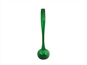 Vintage Bulb Vase - Green (18317)