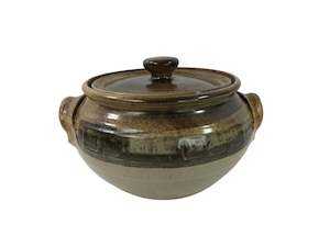 Large Pottery Casserole Pot (18792)