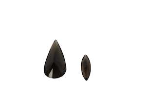 Smokey Brown Quartz - 2 Pieces (19155)