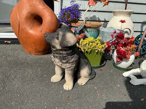 Sandicast German Shepherd Pup Garden Sculpture (18713)