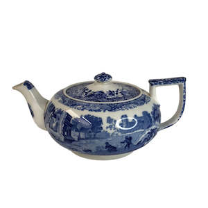 Copeland Spode's - Blue 'Italian' Pattern' Teapot (17259)