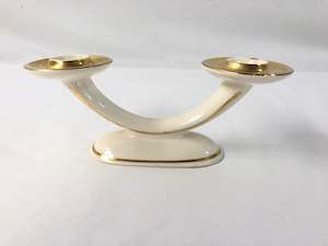 Limberg Two Flame Porcelain Candle Holder (19235)