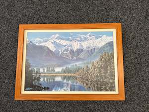 Lake Matheson by Peter Morath Framed Print (19316)