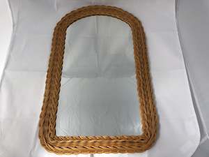 Woven Wicker Wall Mirror (20128)