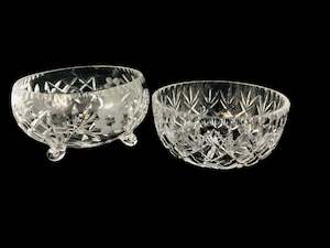 Crystal Bowls x 2 (18542)