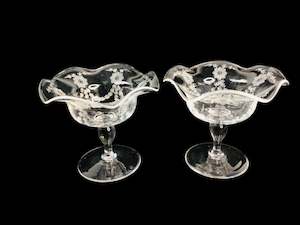 Crystal: Webb Corbett - Engraved Compotes (18362)