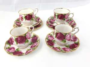 Old English Rose Royal Albert - 10 pieces (19322)